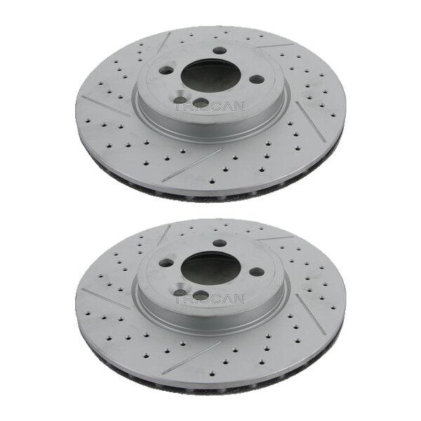 2 Brake Discs vented Ø 294 mm TRISCAN Brake-Expertise for MINI and others