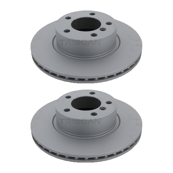 2 Brake Discs vented Ø 300 mm TRISCAN for BMW 1 Series and others