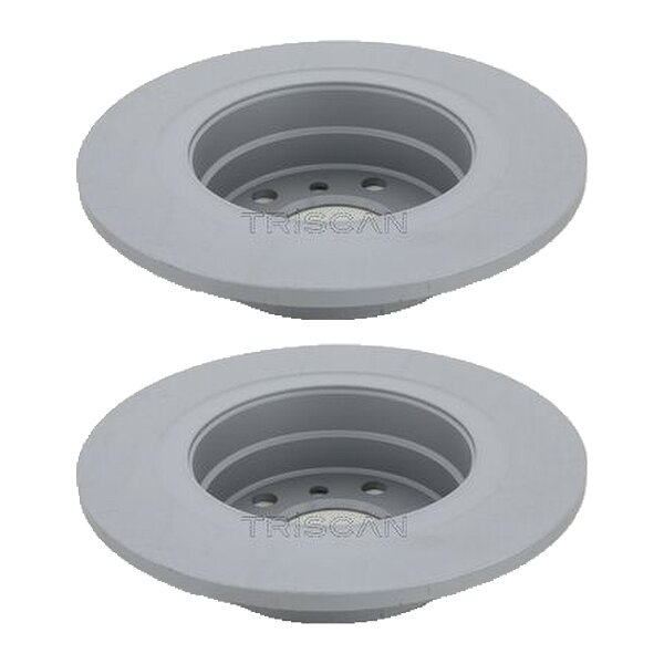 2 Bremsscheiben voll Ø 290 mm TRISCAN Bremsen-Expertise für u.a. BMW 1er