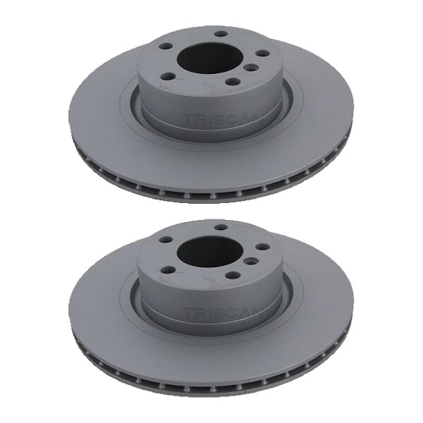 2 Brake Discs vented Ø 330 mm TRISCAN Brake-Expertise for BMW X3 and others