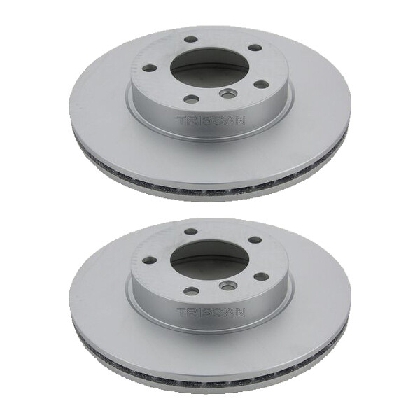 2 Brake Discs vented Ø 286 mm TRISCAN for BMW 3 Series and others