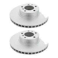 2 Brake Discs vented Ø 324 mm TRISCAN for BMW 8...