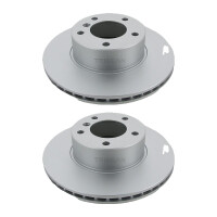 2 Brake Discs vented Ø 296 mm TRISCAN for BMW 5...