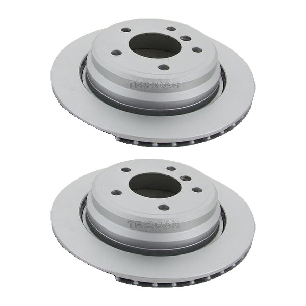 2 Brake Discs vented Ø 298 mm TRISCAN for BMW 5 Series and others
