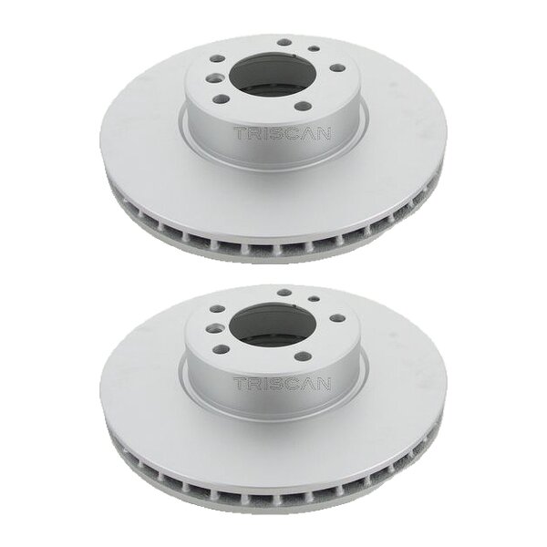 2 Brake Discs vented Ø 324 mm TRISCAN for BMW 5 Series and others