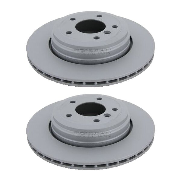 2 Brake Discs vented Ø 320 mm TRISCAN for BMW 5 Series and others