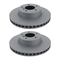 2 Brake Discs vented Ø 324 mm TRISCAN for BMW 5...