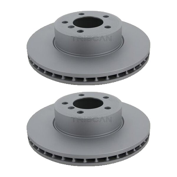 2 Brake Discs vented Ø 324 mm TRISCAN Brake-Expertise for BMW 7 Series