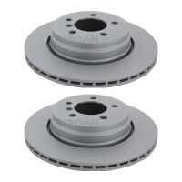 2 Brake Discs vented Ø 324 mm TRISCAN...