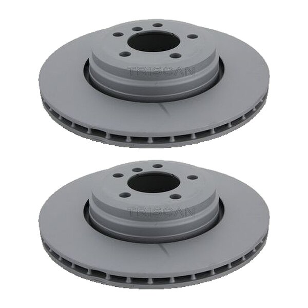 2 Brake Discs vented Ø 345 mm TRISCAN Brake-Expertise for BMW 7 Series