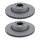 2 Brake Discs vented Ø 345 mm TRISCAN Brake-Expertise for BMW 7 Series