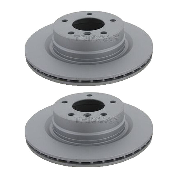 2 Brake Discs vented Ø 300 mm TRISCAN for BMW 1 Series and others