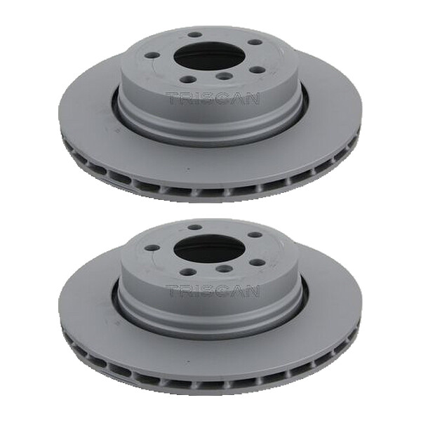2 Brake Discs vented Ø 320 mm TRISCAN Brake-Expertise for BMW X3