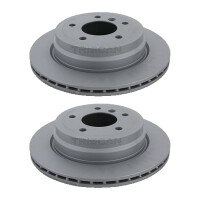 2 Brake Discs vented Ø 300 mm TRISCAN for BMW 3...