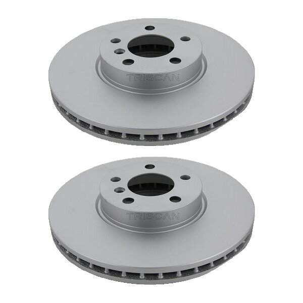 2 Brake Discs vented Ø 332 mm TRISCAN Brake-Expertise for BMW X5 and others
