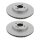 2 Brake Discs vented Ø 294 mm TRISCAN Brake-Expertise for MINI and others