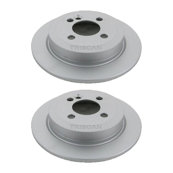2 Bremsscheiben voll Ø 259 mm TRISCAN Bremsen-Expertise für u.a. MINI