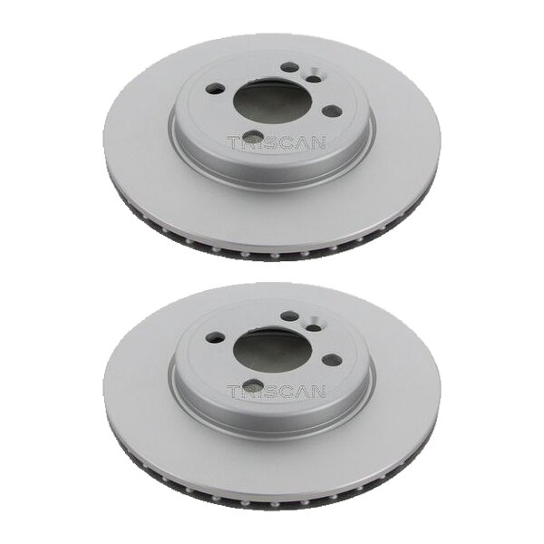 2 Brake Discs vented Ø 280 mm TRISCAN Brake-Expertise for MINI and others