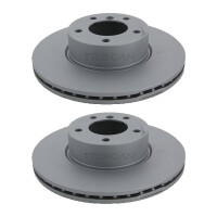 2 Brake Discs vented Ø 312 mm TRISCAN for BMW 3...