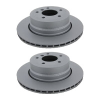 2 Brake Discs vented Ø 320 mm TRISCAN for BMW 5...