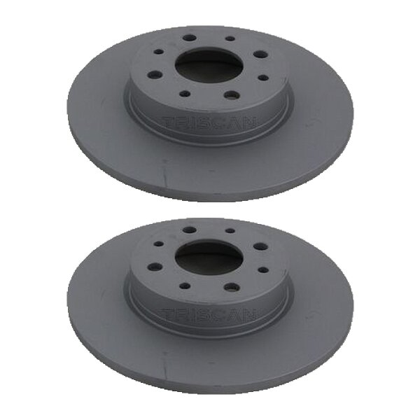 2 Bremsscheiben voll Ø 251 mm TRISCAN Bremsen-Expertise für ALFA ROMEO MITO