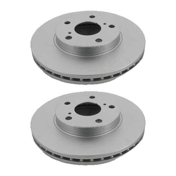 2 Brake Discs vented Ø 273 mm TRISCAN for TOYOTA AURIS and others