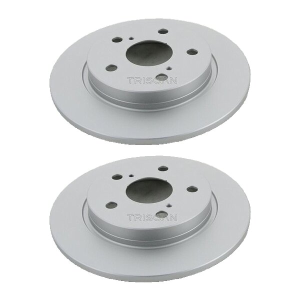 2 Bremsscheiben voll Ø 270 mm TRISCAN Bremsen-Expertise für u.a. TOYOTA AURIS