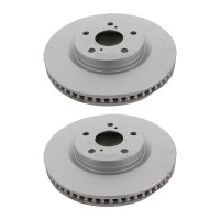 2 Brake Discs vented Ø 296 mm TRISCAN suitable for...