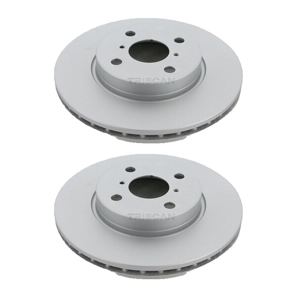 2 Bremsscheiben belüftet Ø 258 mm TRISCAN für u.a. TOYOTA YARIS