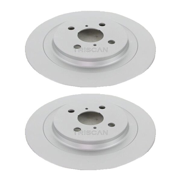 2 Bremsscheiben voll Ø 278 mm TRISCAN Bremsen-Expertise für u.a. TOYOTA YARIS