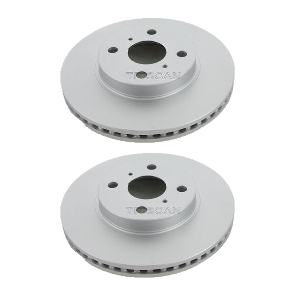 2 Bremsscheiben belüftet Ø 255 mm TRISCAN für u.a. TOYOTA YARIS