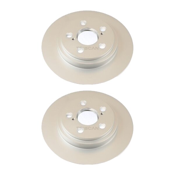2 Brake Discs full Ø 259 mm TRISCAN Brake-Expertise for TOYOTA URBAN
