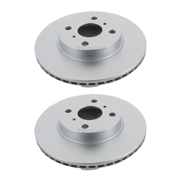 2 Bremsscheiben belüftet Ø 255 mm TRISCAN Bremsen-Expertise für TOYOTA IQ