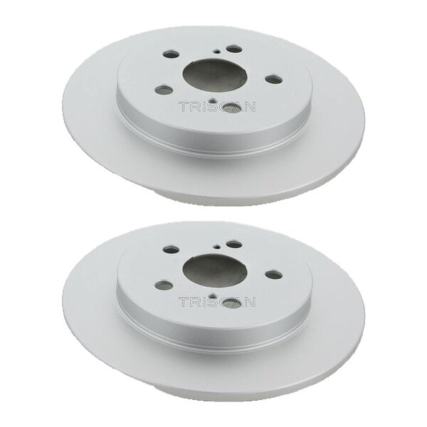 2 Brake Discs full Ø 259 mm TRISCAN suitable for e.g. SUBARU TREZIA