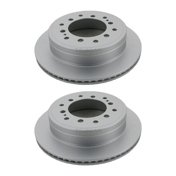 2 Brake Discs vented Ø 312 mm TRISCAN suitable for e.g. TOYOTA LAND
