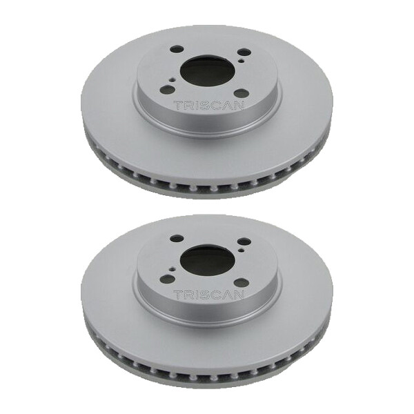 2 Bremsscheiben belüftet Ø 256 mm TRISCAN für u.a. TOYOTA COROLLA