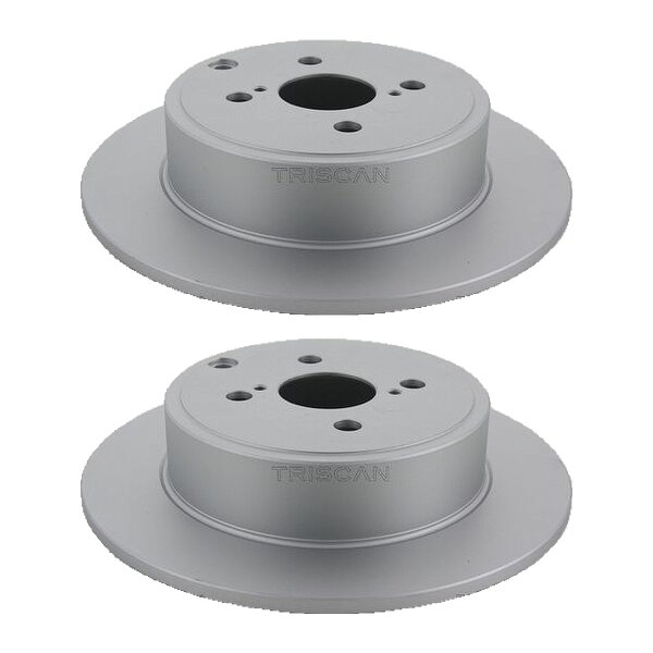 2 Bremsscheiben voll Ø 280 mm TRISCAN passend für u.a. TOYOTA COROLLA