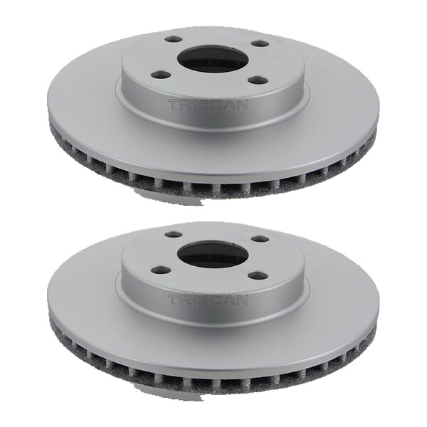 2 Bremsscheiben belüftet Ø 255 mm TRISCAN für u.a. TOYOTA COROLLA