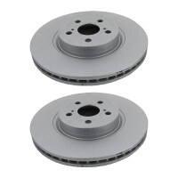 2 Brake Discs vented Ø 295 mm TRISCAN for TOYOTA...