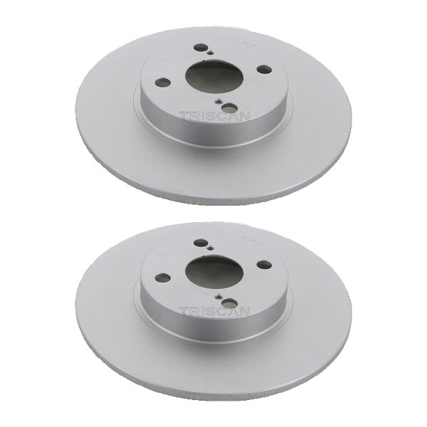 2 Bremsscheiben voll Ø 266 mm TRISCAN passend für u.a. TOYOTA COROLLA