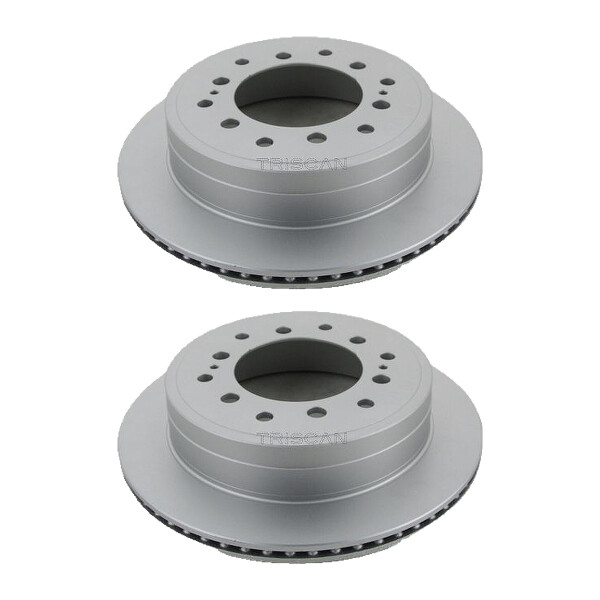 2 Brake Discs vented Ø 312 mm TRISCAN suitable for e.g. TOYOTA LAND