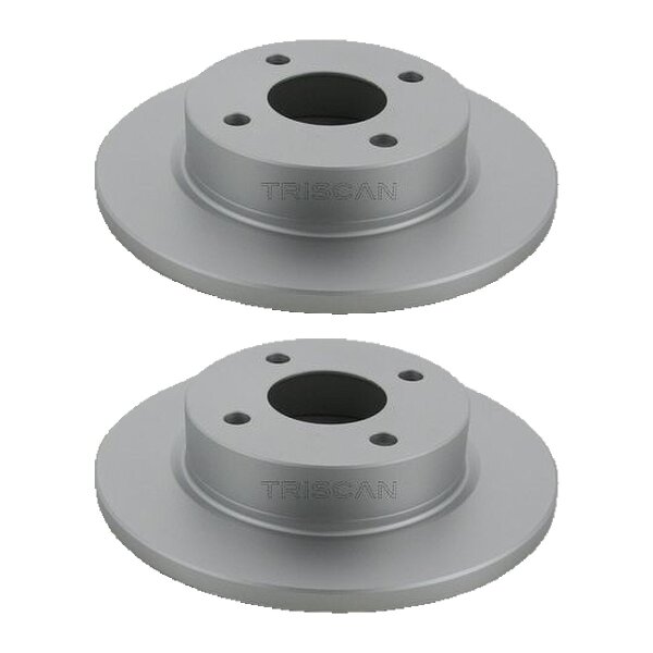 2 Bremsscheiben voll Ø 234 mm TRISCAN Bremsen-Expertise für NISSAN MICRA