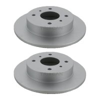 2 Brake Discs full Ø 258 mm TRISCAN suitable for...