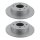 2 Brake Discs full Ø 258 mm TRISCAN suitable for e.g. NISSAN PRIMERA