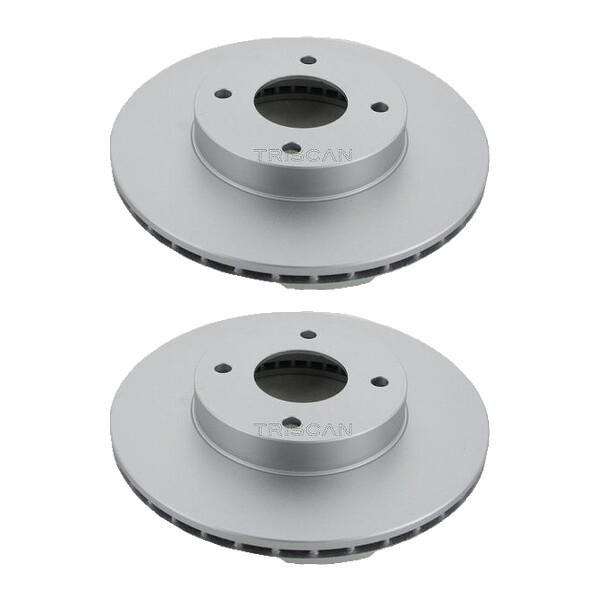 2 Bremsscheiben belüftet Ø 280 mm TRISCAN für u.a. NISSAN ALMERA