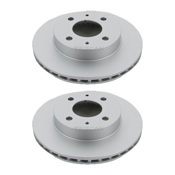 2 Bremsscheiben belüftet Ø 232 mm TRISCAN für u.a. NISSAN ALMERA