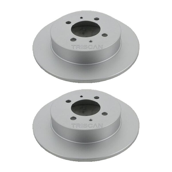 2 Bremsscheiben voll Ø 258 mm TRISCAN passend für u.a. NISSAN ALMERA