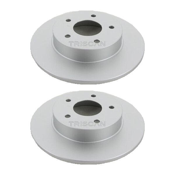 2 Bremsscheiben voll Ø 277 mm TRISCAN passend für u.a. NISSAN PRIMERA