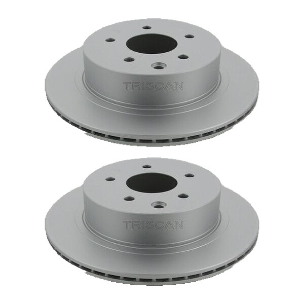 2 Brake Discs vented Ø 292 mm TRISCAN for e.g. NISSAN QASHQAI