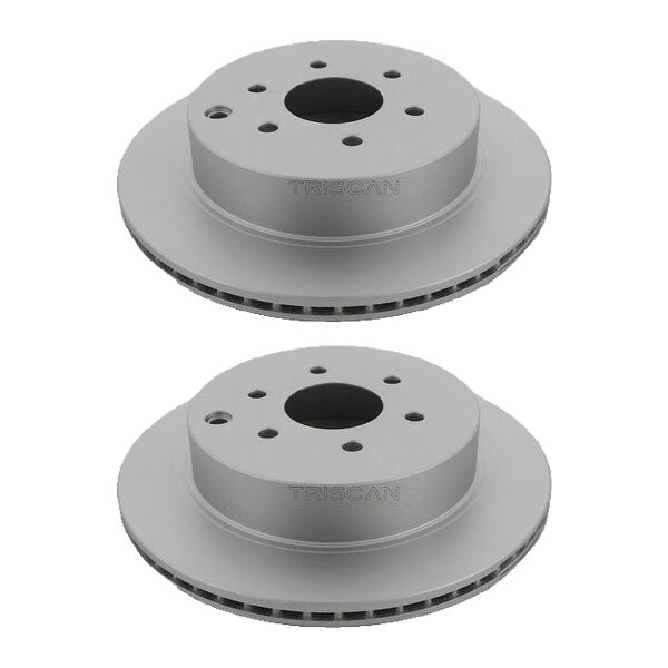2 Brake Discs vented Ø 307.4 mm TRISCAN for NISSAN PATHFINDER and others